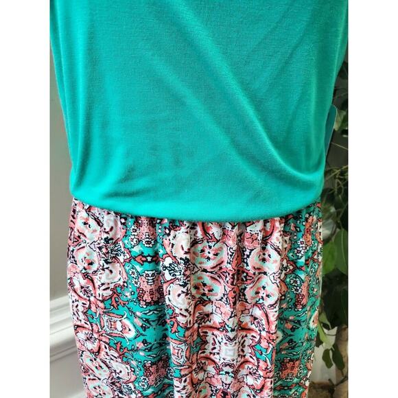 Just Be Women's Multicolor Floral Polyester Off the Shoulder Long Maxi Dress 2X - Picture 3 of 12